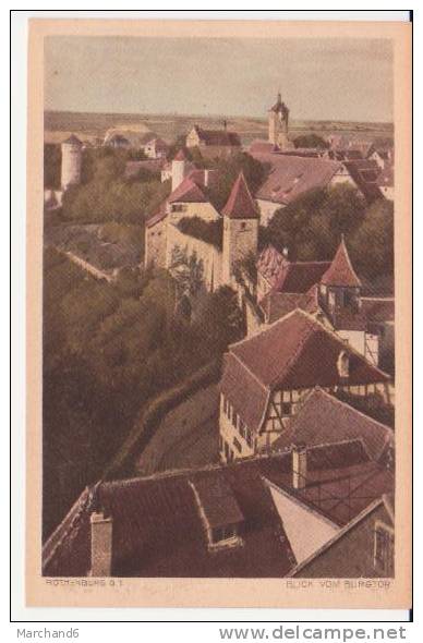 ROTHENBOURG . BLICK VOM BURGTOR - Rothenburg O. D. Tauber