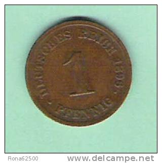 1 PFENNIG . 1896 D  . - 1 Pfennig