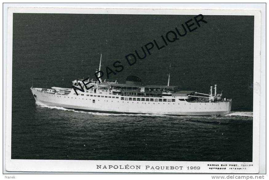 5262 - Paquebot " NAPOLEON " (1969) - Compagnie Générale Transatlantique. - Steamers