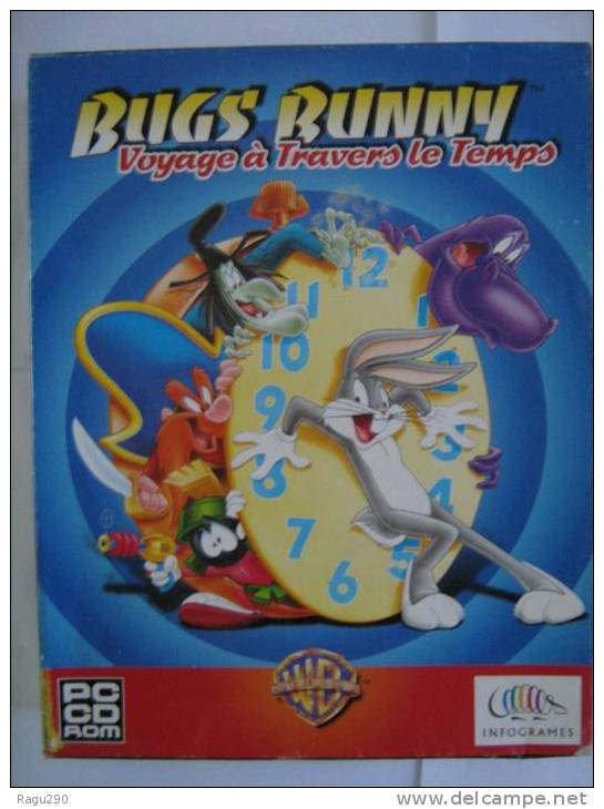 JEU POUR P C ( Ordinateur ) BUGS BUNNY VOYAGE A TRAVERS LE TEMPS - Giochi PC