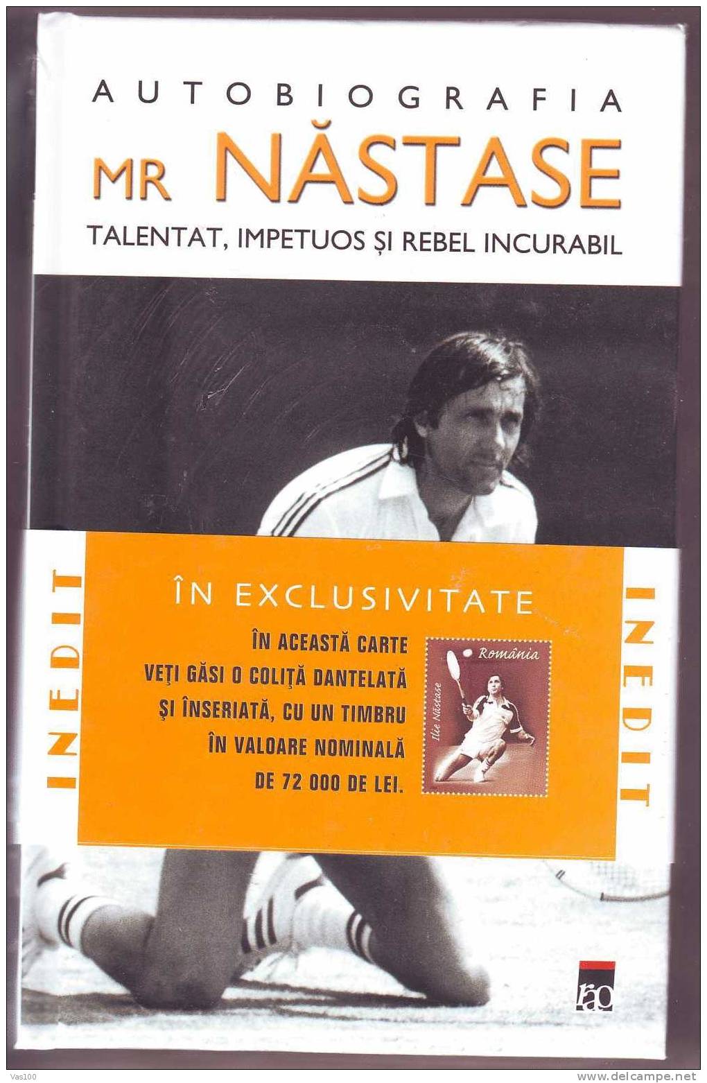 TENNIS ILIE NASTASE BOOK+ BLOCK,MNH SERIAL NUMBERS RARE - Tennis