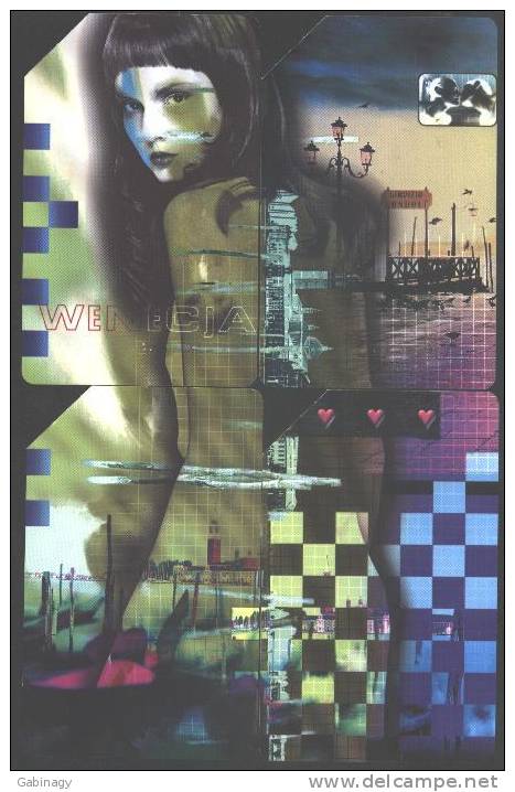 PUZZLE - POLAND - WOMAN - SET OF 4 - Rompecabezas