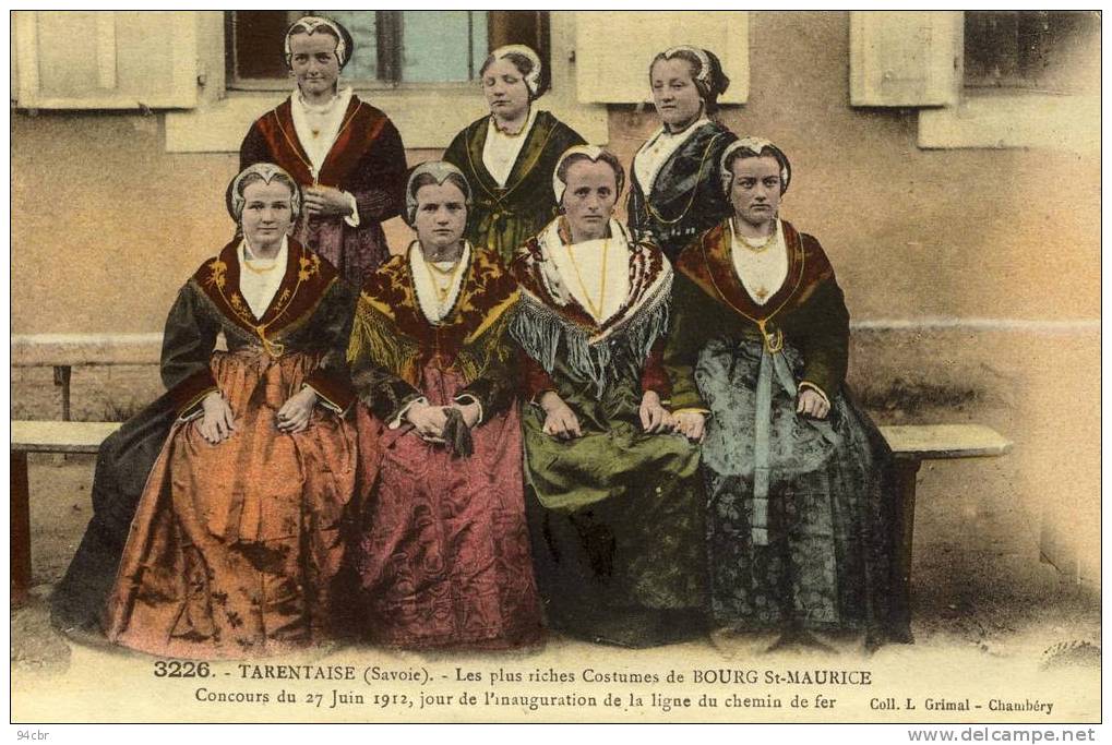 CPA  (73) BOURG ST MAURICE  Les Plus Riche Costumes Concoursdu27 Juin 1912 - Bourg Saint Maurice