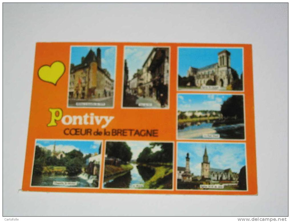 Lot 254 -1- Carte Portale  Pontivy - Pontivy