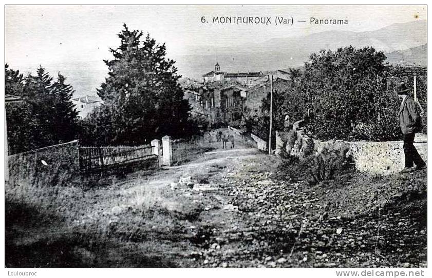 83 MONTAUROUX PANORAMA NON VOYAGEE - Autres & Non Classés