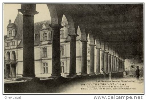 Chateaubriant - Colonnade Du Château De La Renaissance    - 240 - Châteaubriant