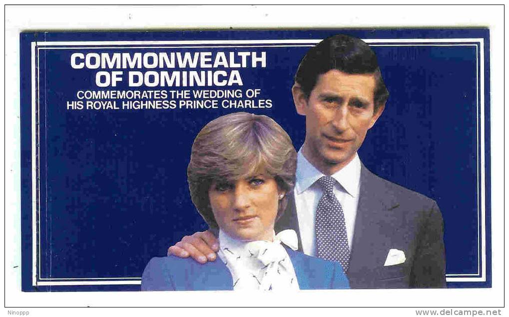 Dominica-1981 Royal Wedding Booklet - Dominica (1978-...)