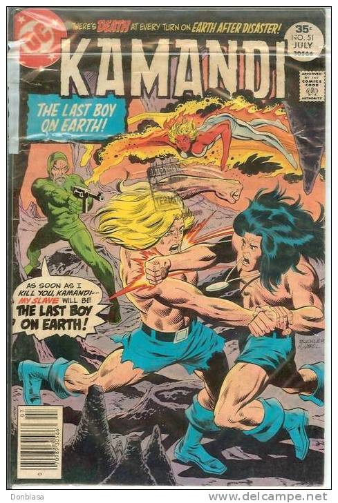 DC: Kamandi, N. 51 July 1978. Originale USA, Importato. - DC