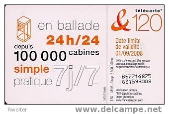 @+ Télécarte DANSE 3 -  120 U - GEM1 T2G - 08/06. - 2006