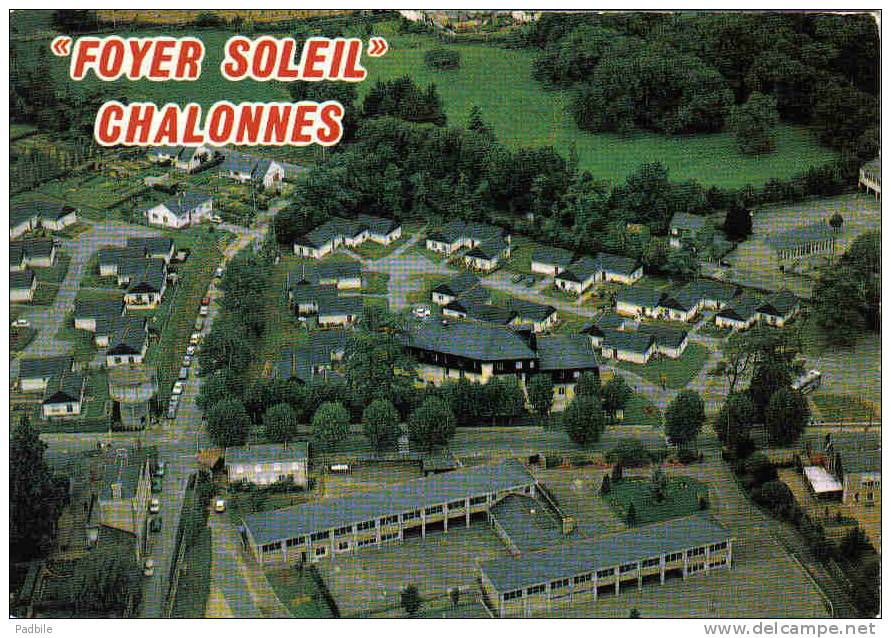 Carte Postale 49.  Chalonnes-sur-Loire  "le Foyer Soleil" Vue D´avion  Trés Beau Plan - Chalonnes Sur Loire