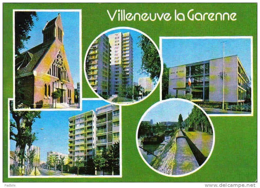 Carte Postale 92.  Villeneuve-la-Garenne   Trés Beau Plan - Villeneuve La Garenne