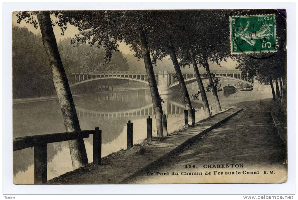 94 - Le Pont Du Chemin De Fer Sur Le Canal à Charenton - Charenton Le Pont