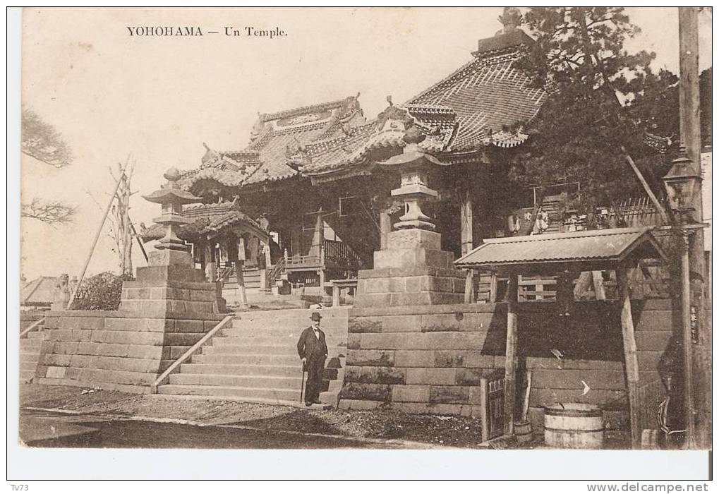 Cpc1431 - YOKOHAMA - Un Temple (Japon) - Yokohama