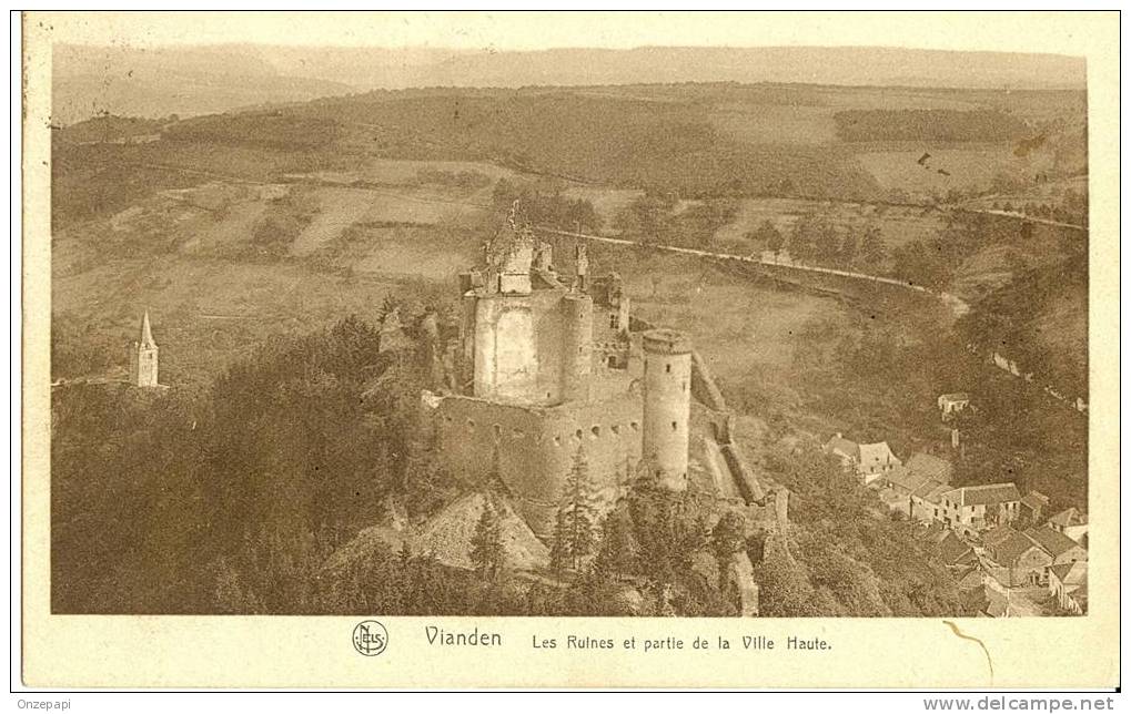 VIANDEN-Les Ruines Et Partie De La Ville Haute - Vianden