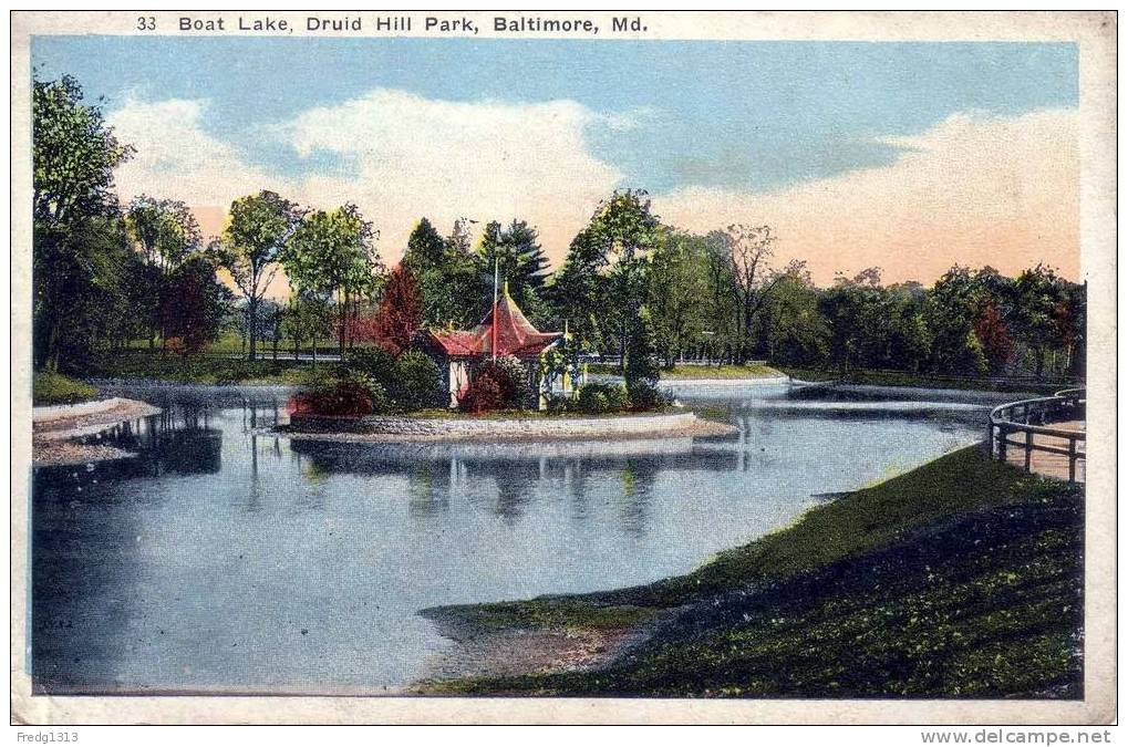 Baltimore - Boat Lake, Drud Hill Park - Baltimore