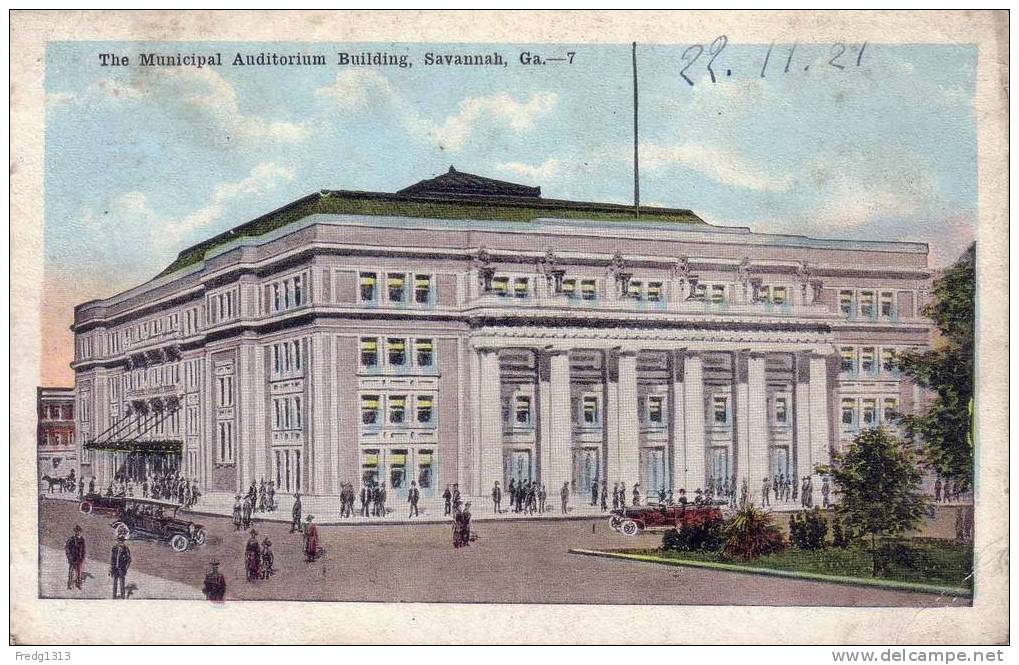 Savannah - Municipal Auditorium Building - Savannah