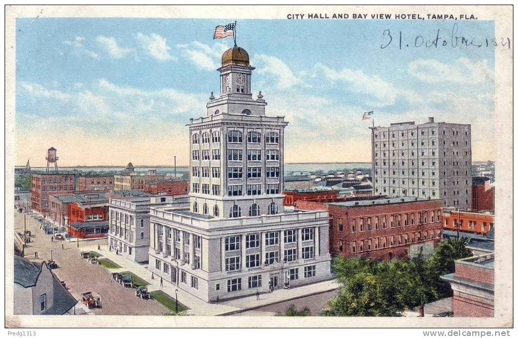 Tampa - City Hall And Bay View Hotel - Tampa