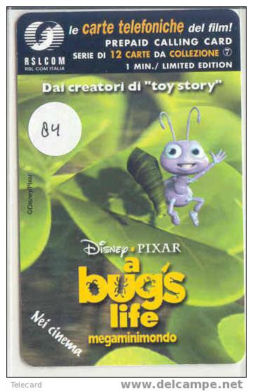 Disney Walt Disney ITALY BUG´s LIFE Auf Telefonkarte (84) Movie Kino Cinema Film - Disney