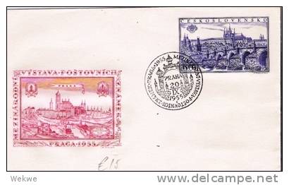 TSC126/ Hradschin/Karslbrücke Auf GA-Umschlag Mit Sonderstempel - Covers