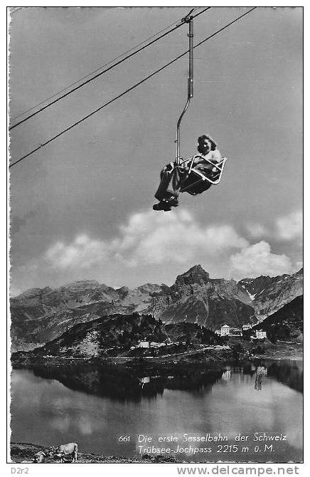 Trübsee-Jochpass 2215m.(non Circulée) - Trub