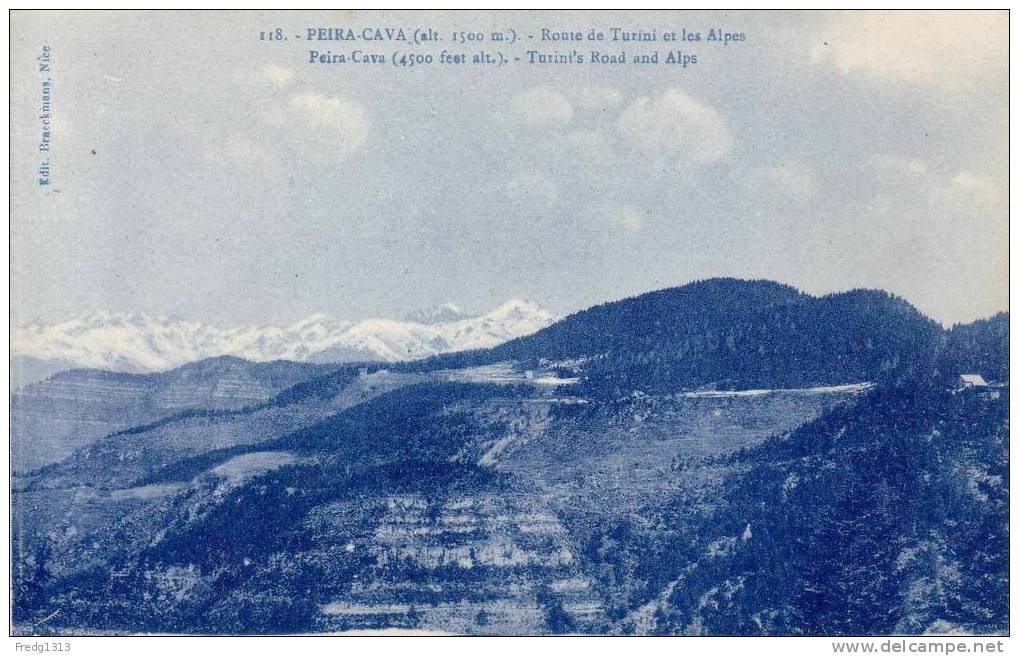 Luceram - Peira Cava - Route De Turin - Lucéram