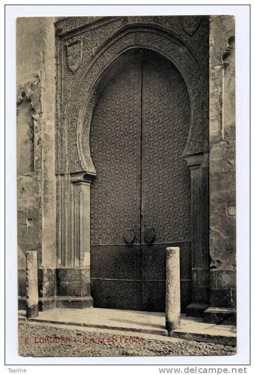 Espagne - Lot De 4 Cartes  De Cordoba : Patio En Calle Montero Et Puerta Del Perdon - Córdoba