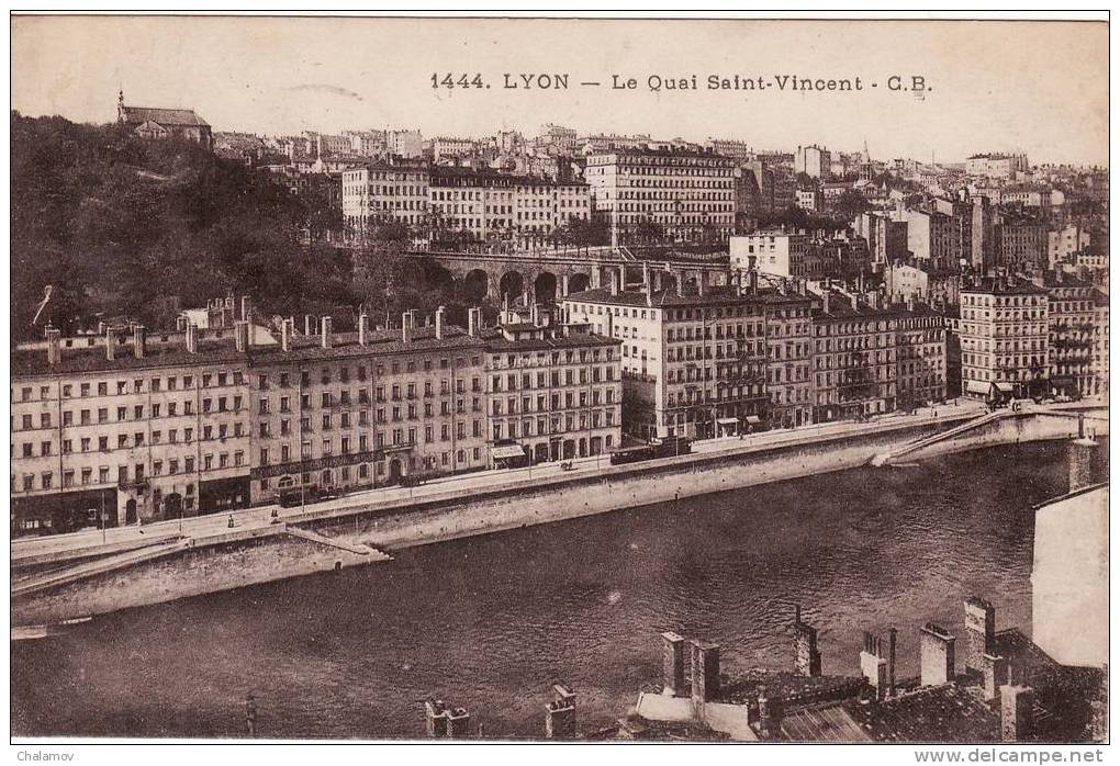 - LYON      -  Le Quai Saint-Vincent - Otros & Sin Clasificación