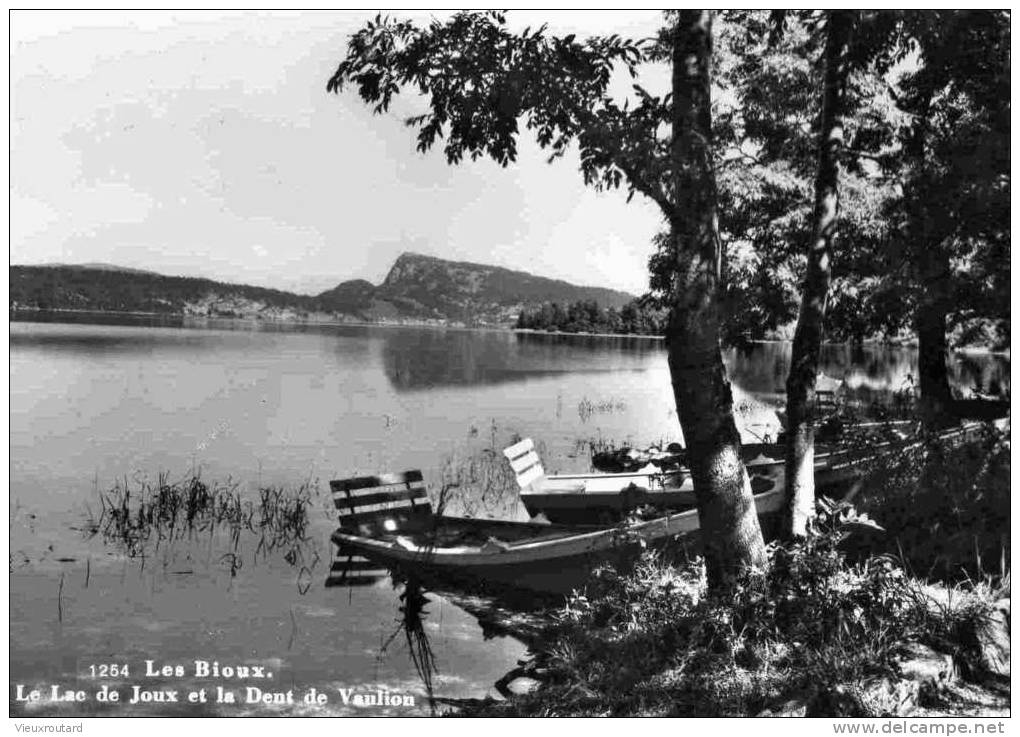 CPSM. LES BIOUX. LE LAC DE JOUX ET LA DENT DE VAULION. - Vaulion