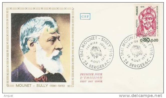 France FDC 1976 (No. Y.&T. 1882) Mounet-Sully - 1970-1979