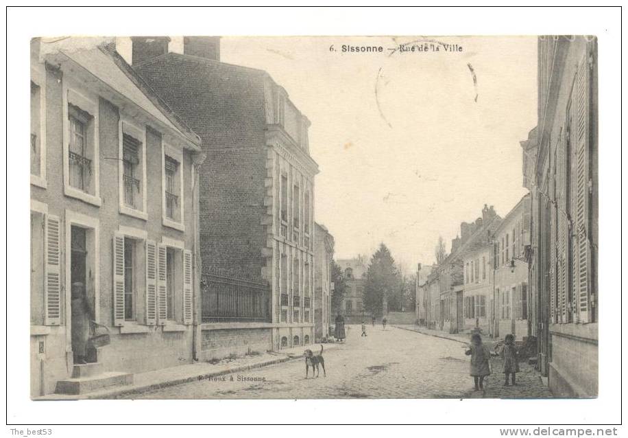 6   -    Sissonne   -   Rue De La Ville - Sissonne