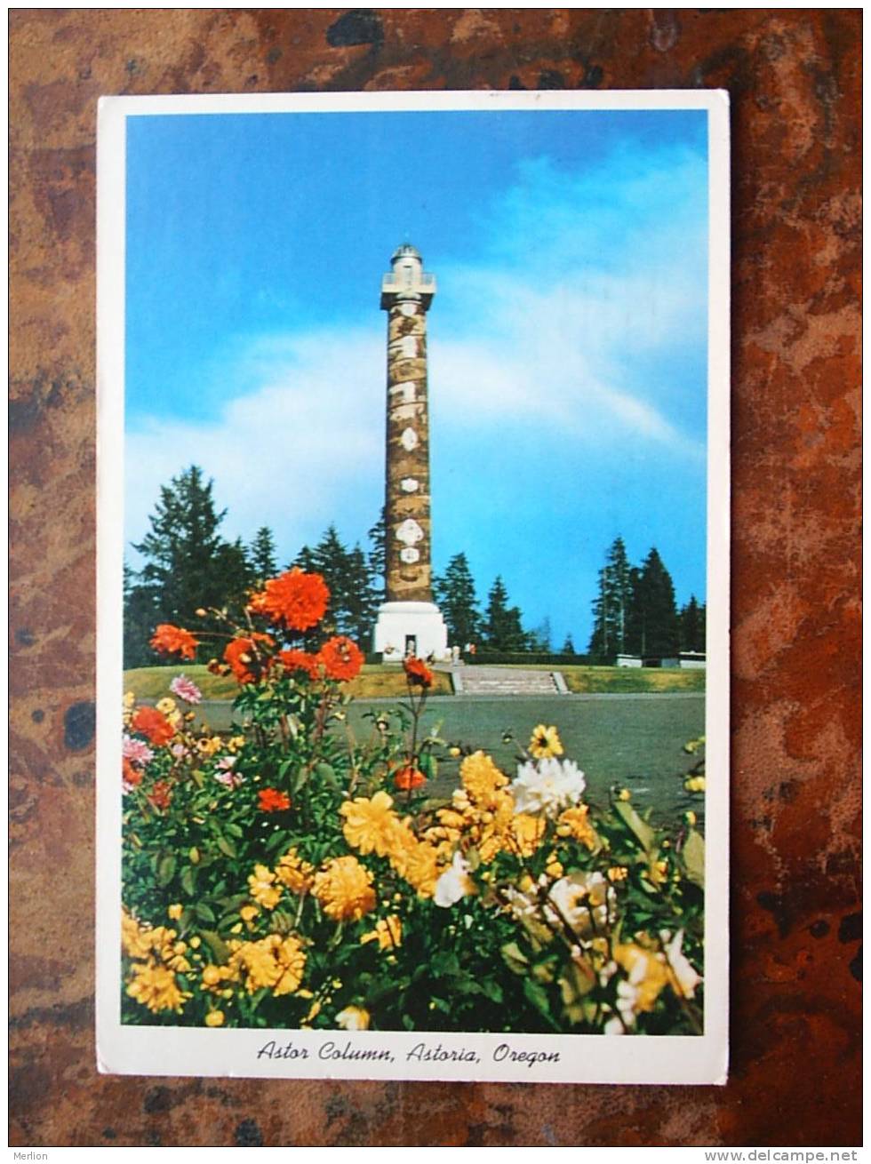 Astoria , Astor Column , Oregon  PU 1962    F+  D12852 - Andere & Zonder Classificatie