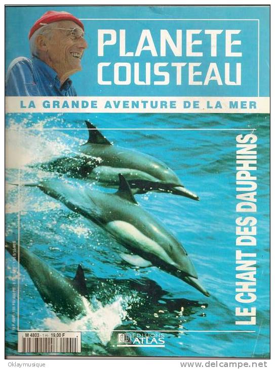 Fasicule Planete Cousteau  N° 1 LE CHANT DES DAUPHINS - Revistas