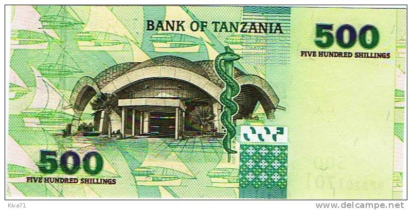 500 Shilingi "TANZANIE"  BUFLE 2003   UNC   Ble 83 - Tanzanie