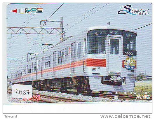 TC  Tram Train (8087) Trein Locomotive Eisenbahn Zug Japon Japan - Trains