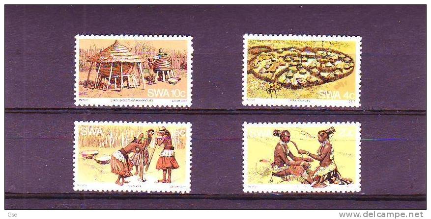 SWA 1977 - Yvert 376/9** - Nudi - Unused Stamps