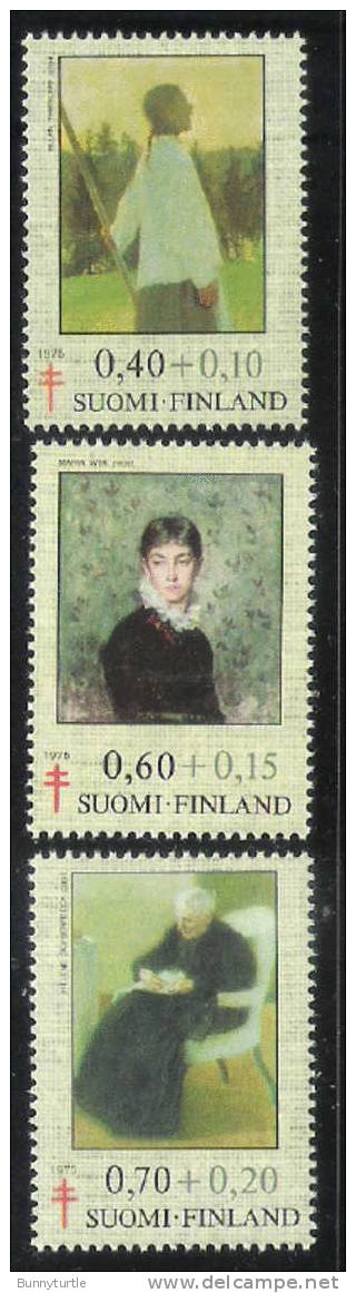 Finland 1975 Finnish Red Cross Int'l Women's Year Paintings MNH - Neufs