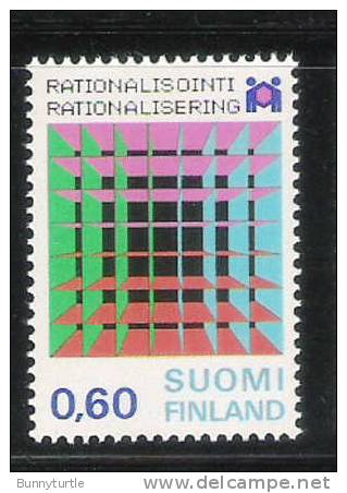 Finland 1974 Rationalization Year Dedicated To Economic & Business Improvements MNH - Unused Stamps