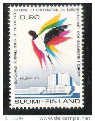 Finland 1975 European Security & Cooperation Conference Swallows MNH - Nuovi