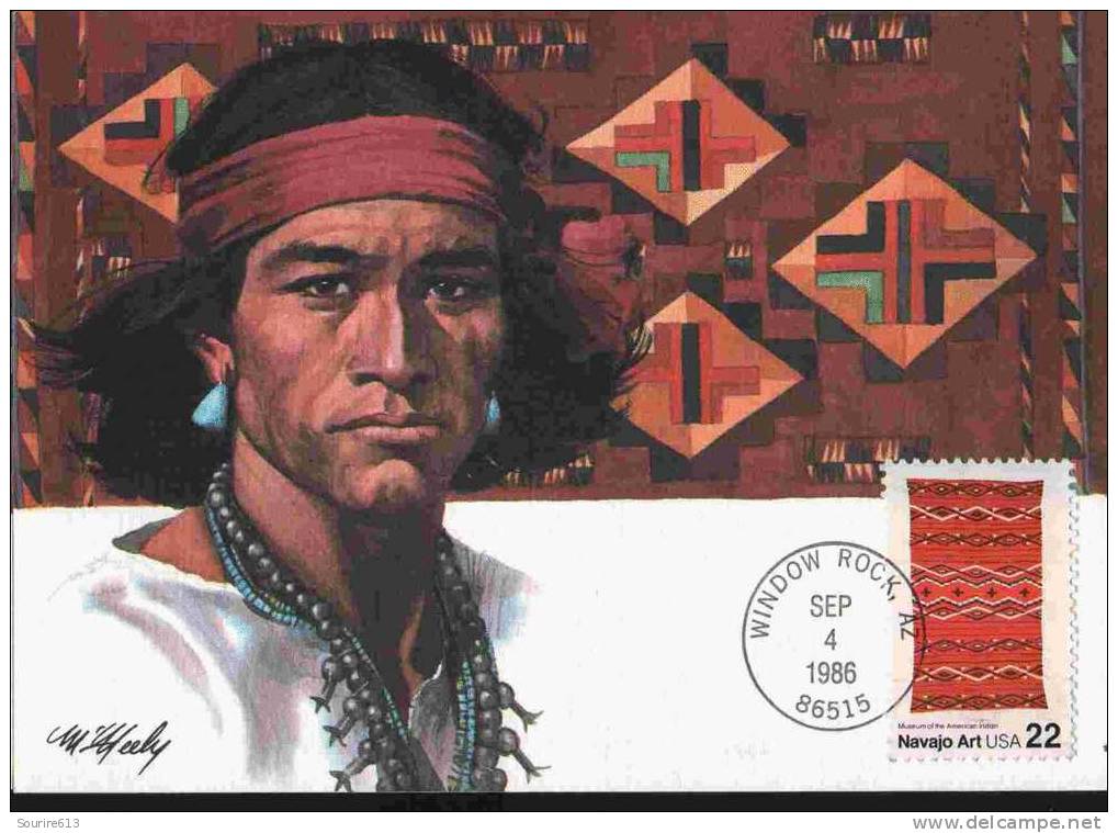 CPJ Usa 1986 Indiens D'Amérique Navajo Tissage - American Indians