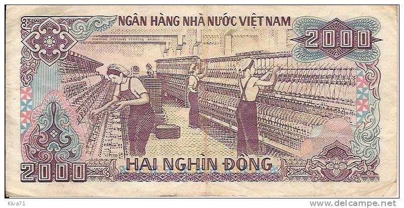 2000 Dông   "SUD VIET-NAM"   1988   Ro 76 78 - Vietnam