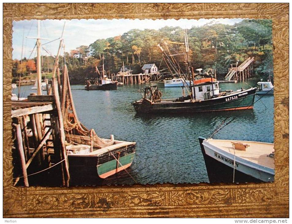 MAINE -Fishing Harbour - Boat Harmony - Sea Horse -   PU 1978  VF   D12907 - Sonstige & Ohne Zuordnung