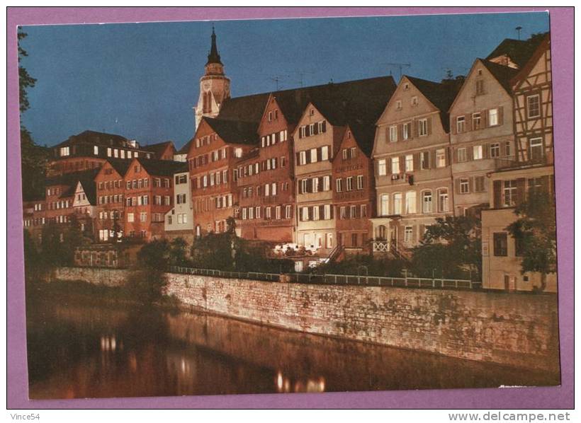 Tübingen - Neckarfront Und Stifskirche 1977. Metz  N° 541 B 131. Non Circulé. 2 Scans - Tuebingen