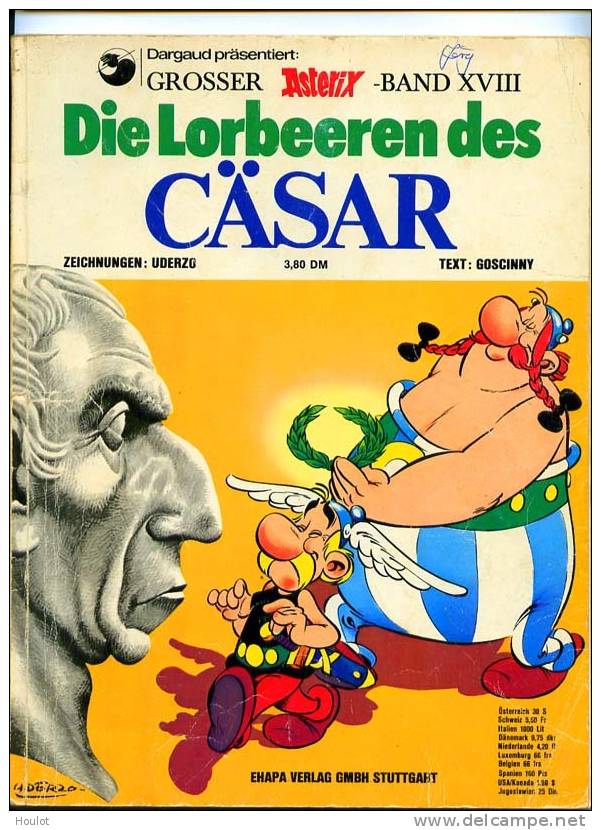 Asterix Sonderband XVIII;  Die Lorbeeren Des Cäsar Vom EHAPA-Verlag Stuttgart1972; - Other & Unclassified