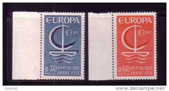 EUROPA-CEPT France: 1966, N°1490/1 -  Neuf TB** - MNH --  à Moins De 30% De La Cote - 1966