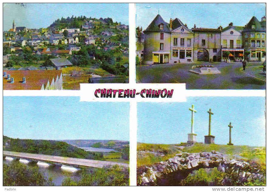 Carte Postale  58.  Chateau-Chinon  Trés Beau Plan - Chateau Chinon