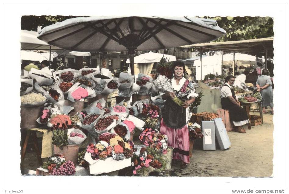 87    -    Nice    -     Marché Aux Fleurs - Markets, Festivals