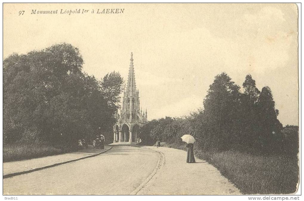 Laeken - Monument Léopold Ier +/- 1920 - Laeken