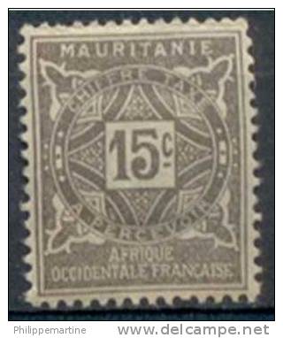 Mauritanie 1914 - Taxe YT 19 * - Neufs