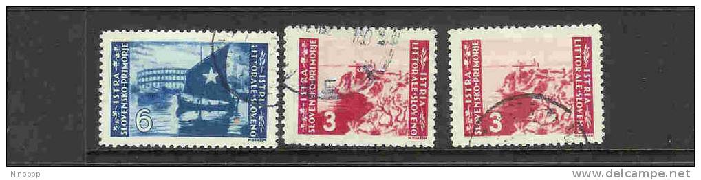 Italy-1946 Yugoslav Occup. Istria Belgrade Printing  Set MH - Occ. Yougoslave: Istria