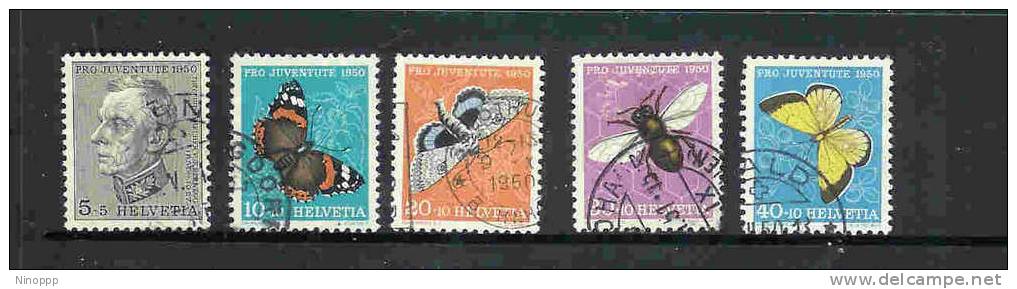 Switzerland-1950  Pro-Juventute Used Set - Used Stamps